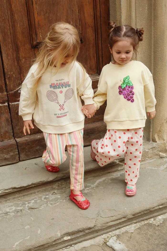 Detská mikina Konges Sløjd LOU SEQUIN SWEAT SHIRT OCS KS104940.PPY2 béžová