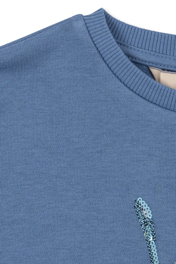 Konges Sløjd bluza dziecięca LOUMILLA SWEAT SHIRT OCS niebieski KS104948.PPY2