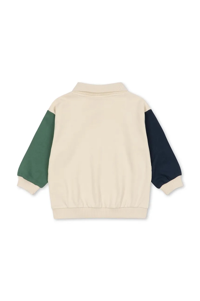 Chłopiec Konges Sløjd bluza bawełniana dziecięca SPOTTY LS POLO GOTS KS105088.PPY2 multicolor