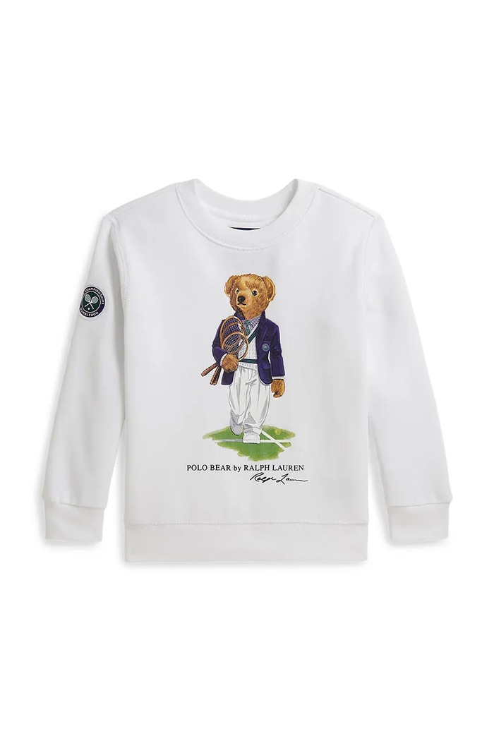 Polo Ralph Lauren bluza dziecięca bawełniana biały 322B18122001