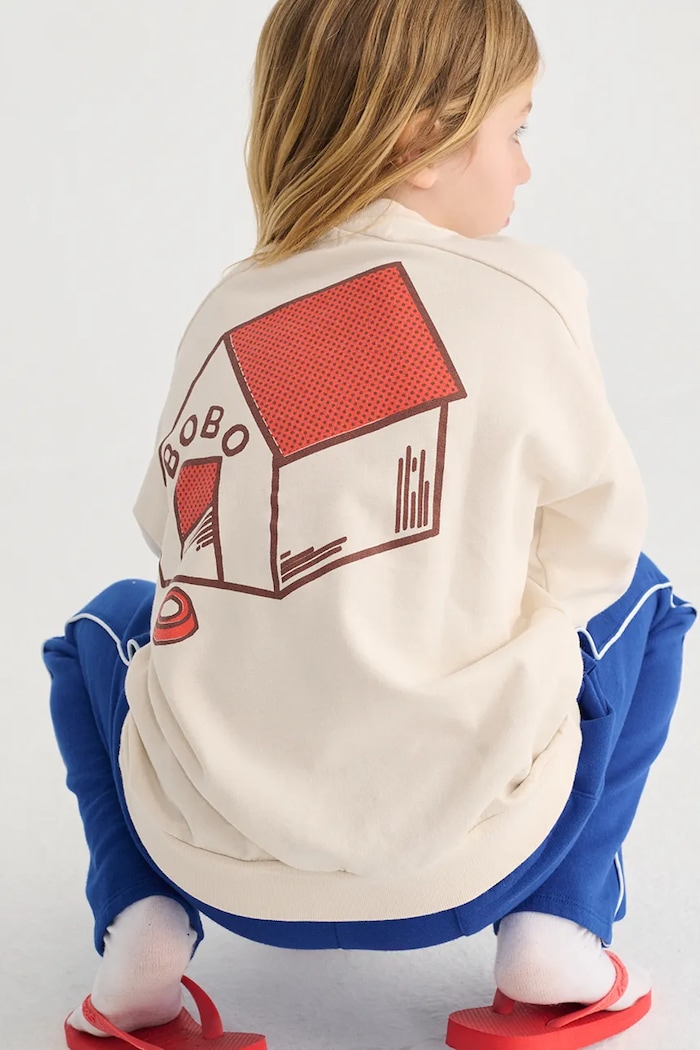 Детская хлопковая кофта Bobo Choses Pickles is at Home 126AC048