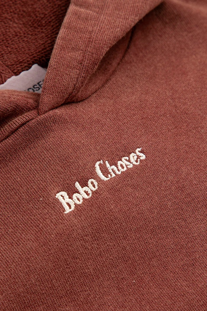 Chłopiec Bobo Choses bluza bawełniana dziecięca 126AC052 brązowy
