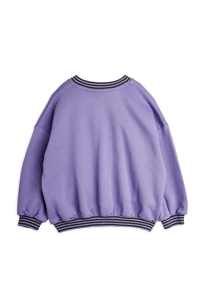 Mini Rodini bluza dziecięca bawełniana Football 26220143 fioletowy SS26