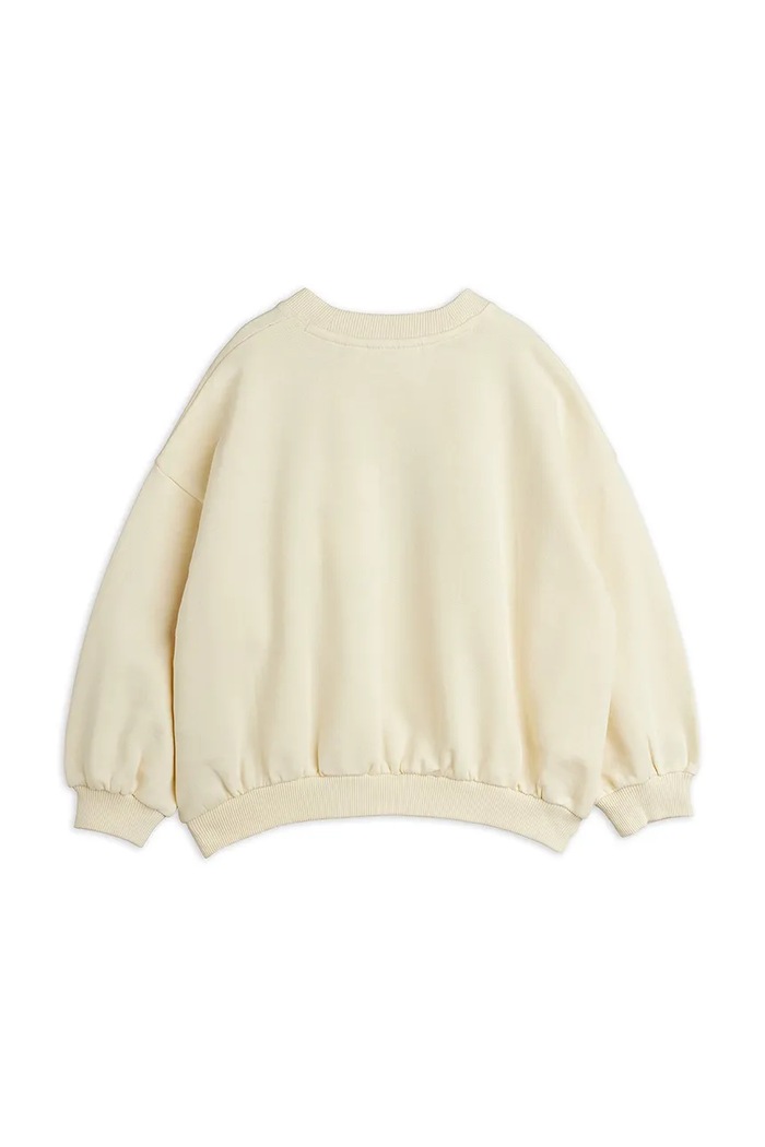 Mini Rodini hanorac de bumbac pentru copii The milky way 26220156 bej SS26
