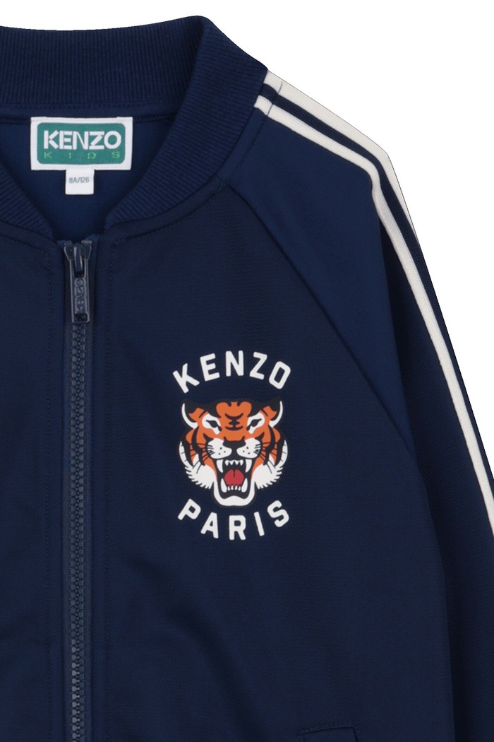 Băieți Kenzo Kids bluză copii K61687.114.150 bleumarin