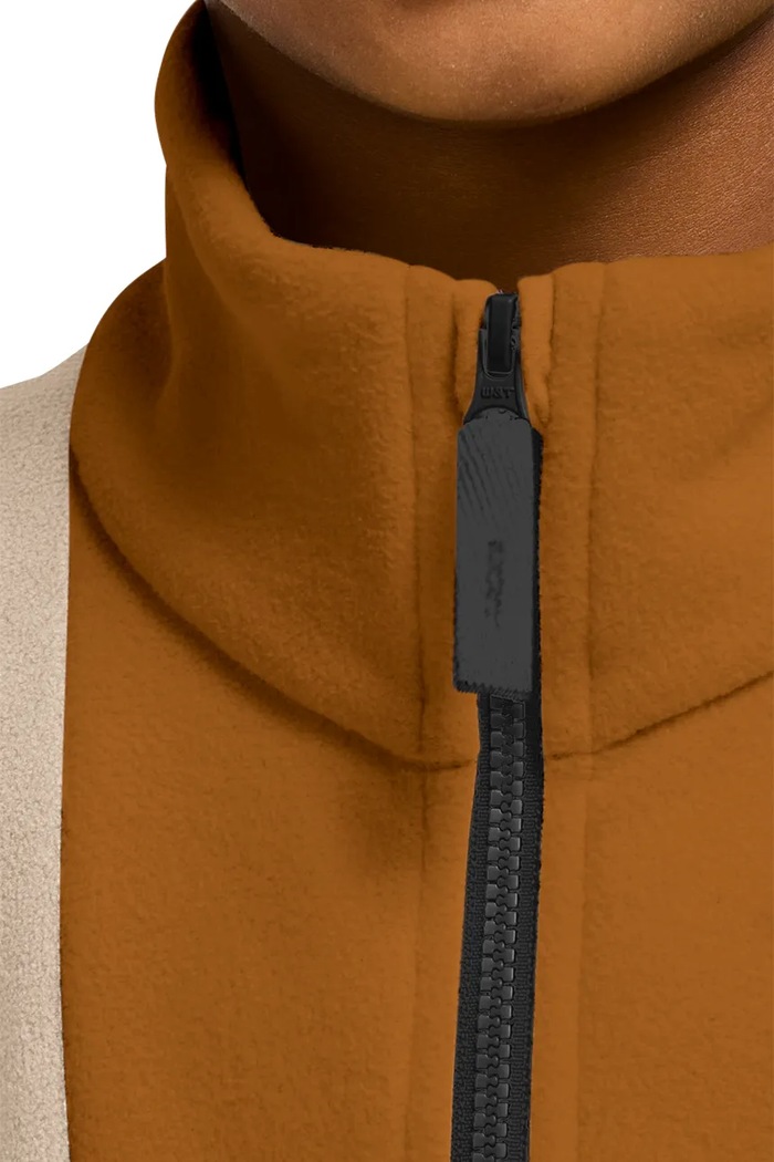 Jack Wolfskin flísová mikina detská COLORBLOCK TAUNUS HZ K A65935.104.152