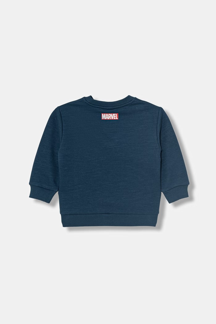 United Colors of Benetton hanorac pentru copii cu bumbac 31A6G10MM.P.Stagionale bleumarin SS26