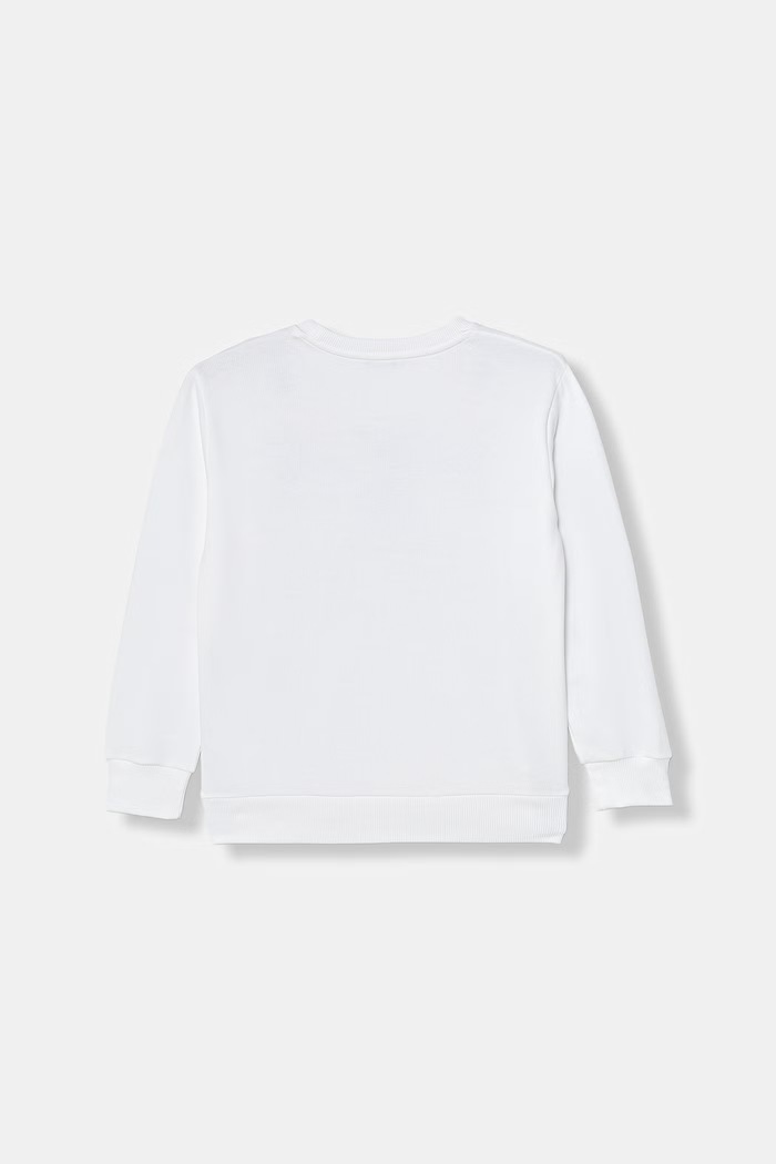 United Colors of Benetton mikina detská bavlnená 3J68C10S1.G.Stagionale biela SS26