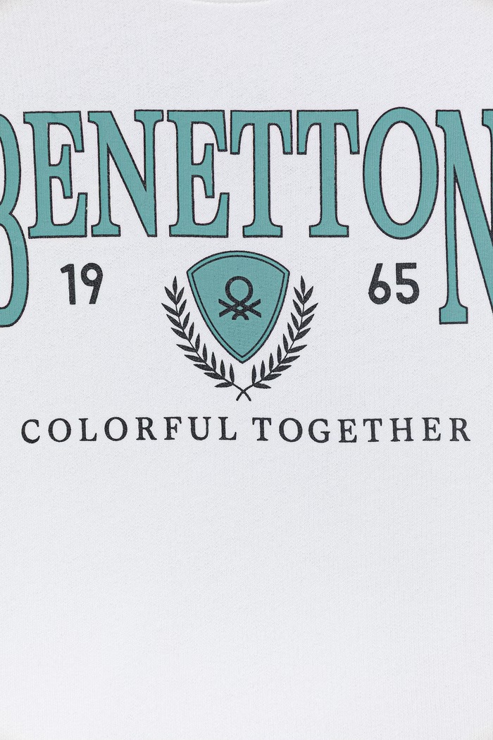 Chlapec United Colors of Benetton mikina detská bavlnená 3J68C10S1.G.Stagionale biela
