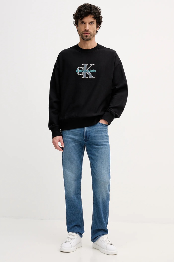 Mikina Calvin Klein Jeans LV04RE200G černá SS26