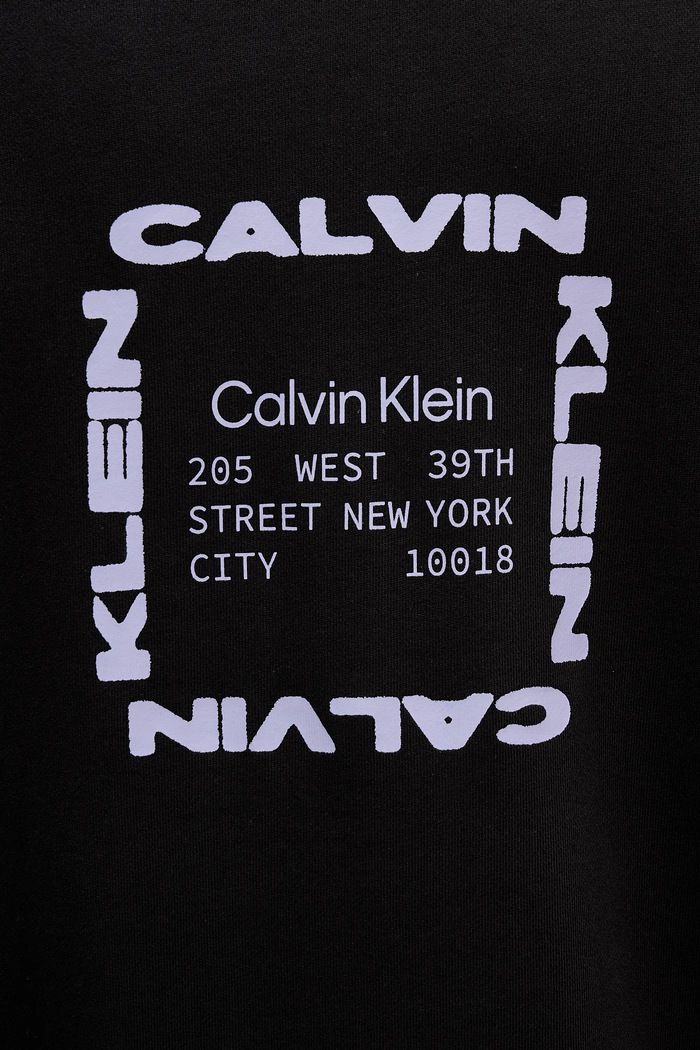 Bombažen pulover Calvin Klein Jeans LV04RE254G črna