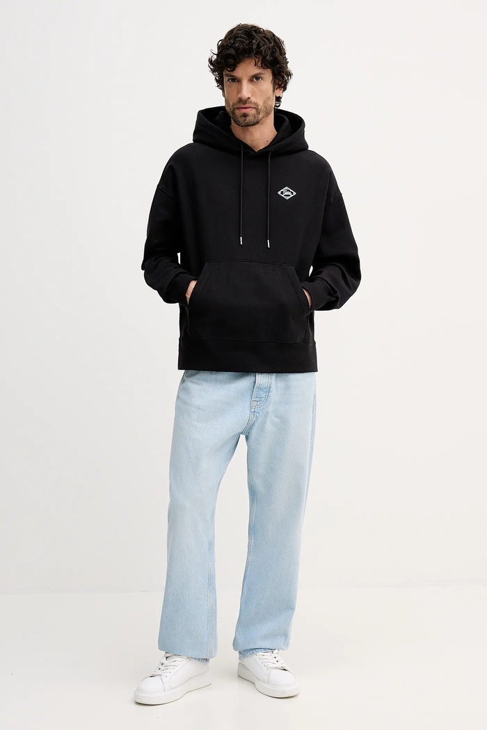 Mikina Calvin Klein Jeans LV14RE202G černá SS26