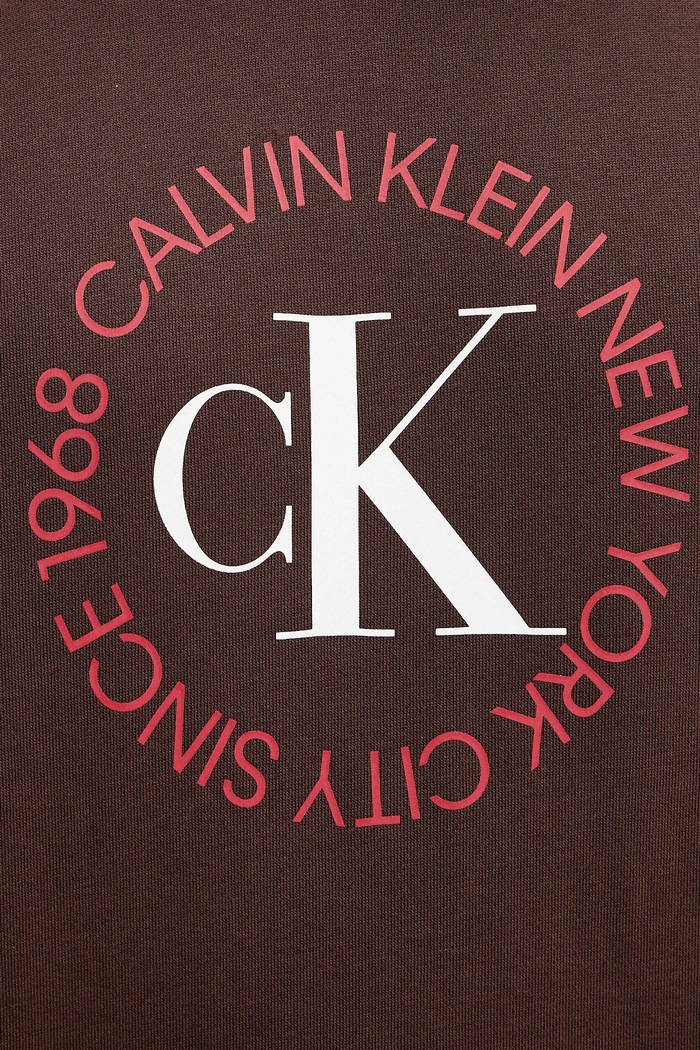 Mikina Calvin Klein Jeans LV14RE250G hnedá