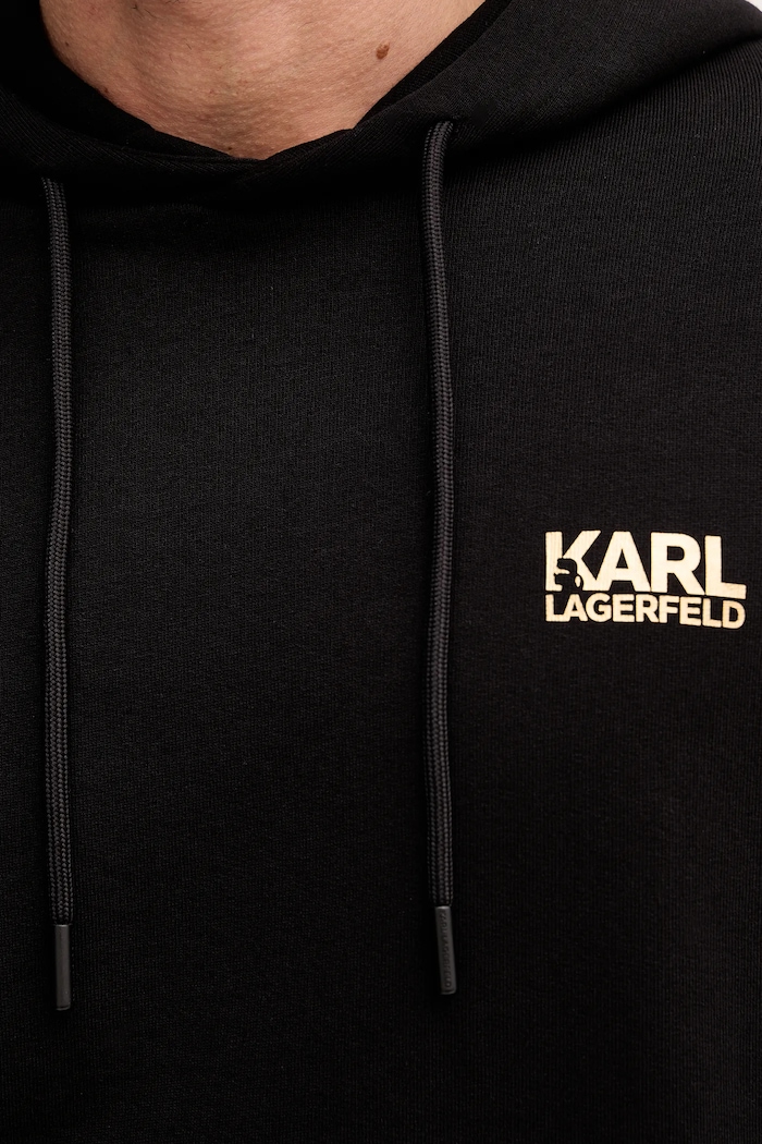 Bavlněná mikina Karl Lagerfeld 561917.705781 černá