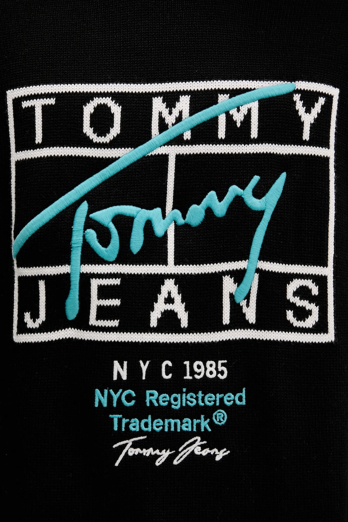 Tommy Jeans pulover de bumbac DM0DM22401 negru