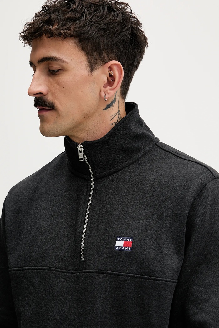 Tommy Jeans bluză gri DM0DM22344
