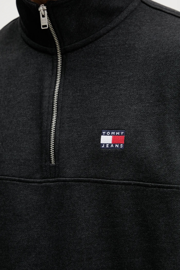 Tommy Jeans bluză DM0DM22344 gri