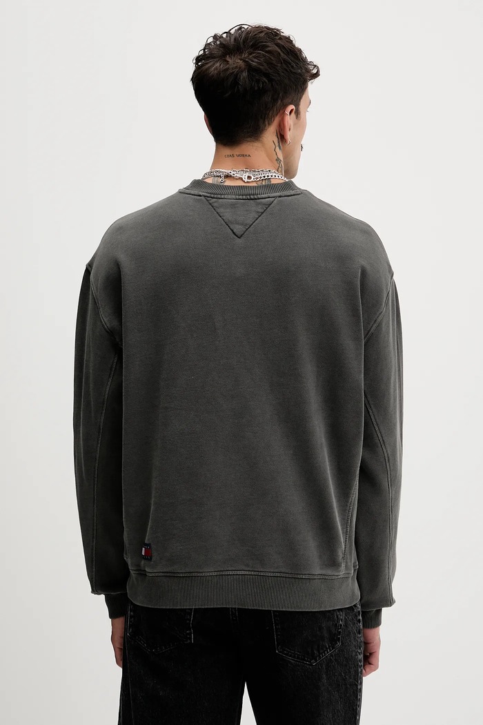 Îmbrăcăminte Tommy Jeans hanorac de bumbac DM0DM22363 gri