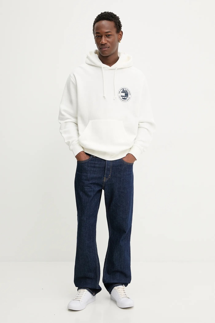 Μπλούζα Tommy Jeans DM0DM22380 μπεζ SS26