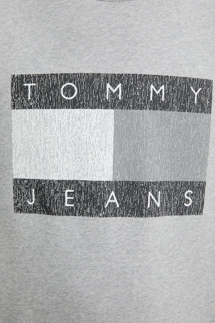 Tommy Jeans pamut melegítőfelső DM0DM22384 szürke