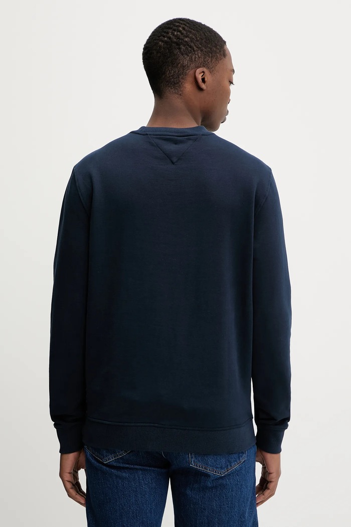 Oblečení Bavlněná mikina Tommy Jeans DM0DM22418 námořnická modř