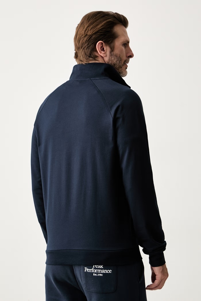 Odzież BOSS bluza rozpinana męska bawełniana Authentic Jacket Z 50554779 granatowy
