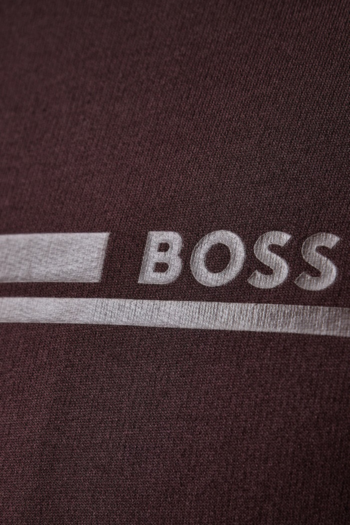 Bluza rozpinana męska bawełniana Authentic Jacket Z BOSS brązowy 50554779