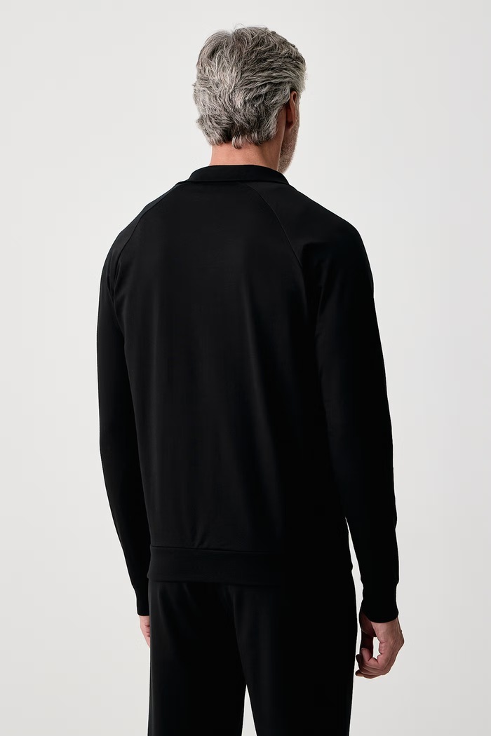 Odzież BOSS Bluza rozpinana męska bawełniana Authentic Jacket Z 50554779 czarny