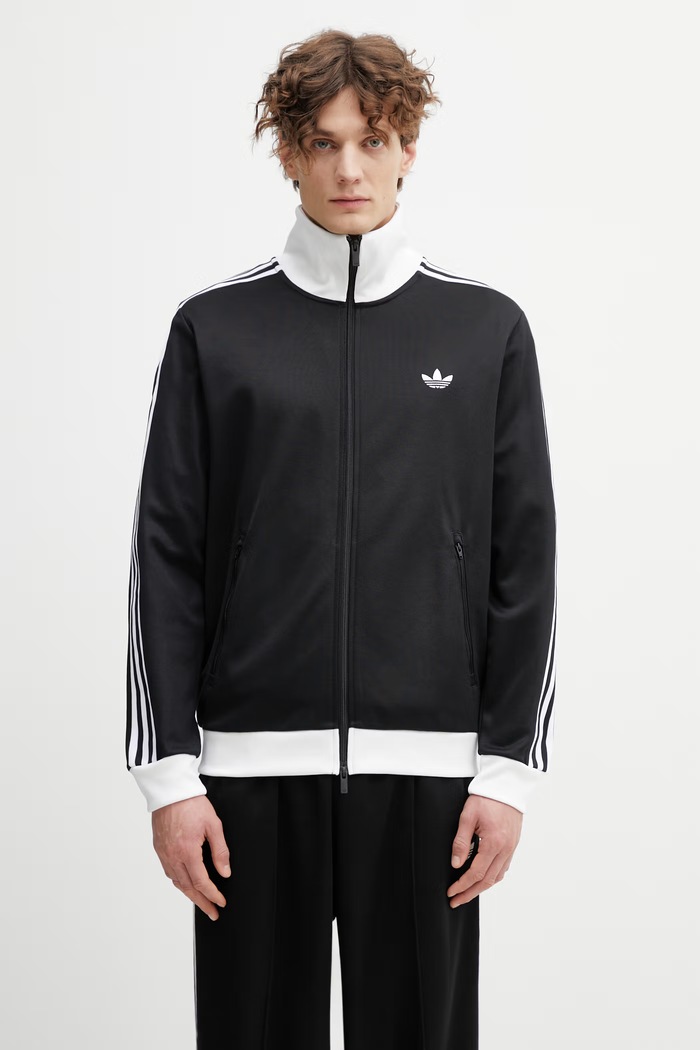 adidas Originals Beckenbauer zip-up sweatshirt Men's other black KE3527