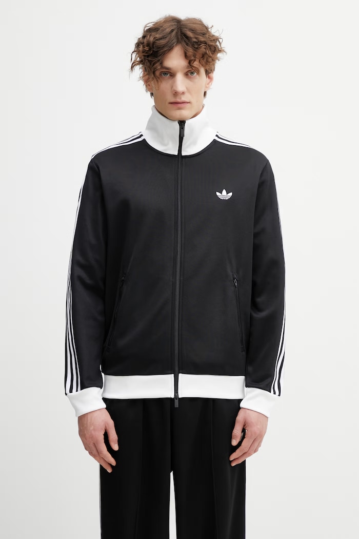 adidas Originals Beckenbauer zip-up sweatshirt Men's other black KE3527