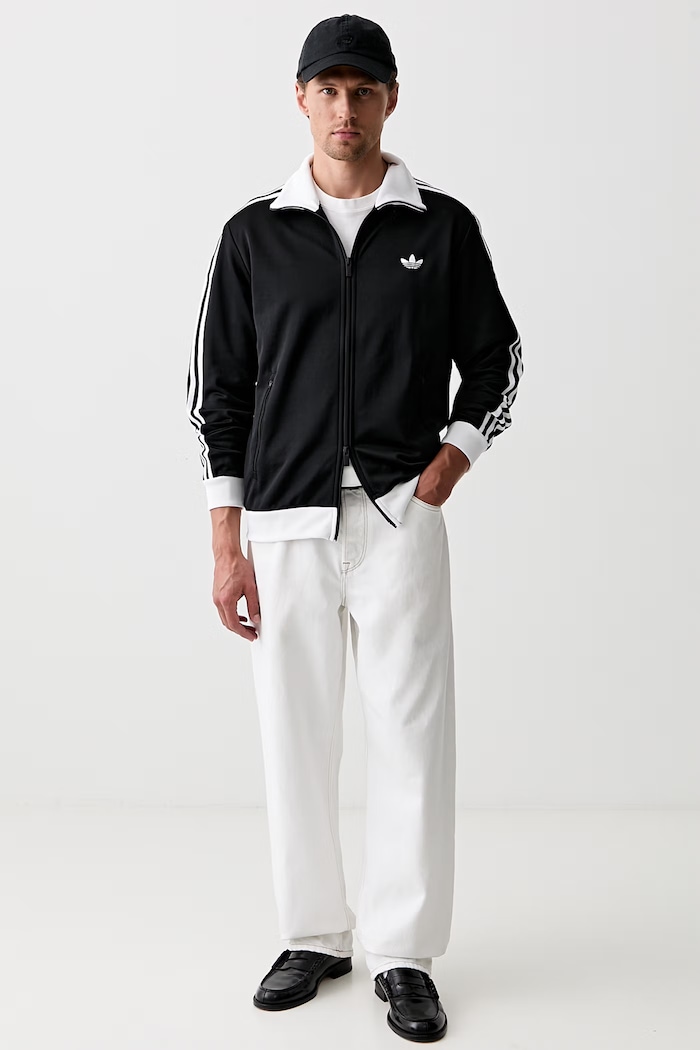 adidas Originals μπλούζα με κουμπιά Ανδρική Beckenbauer KE3527 μαύρο SS26