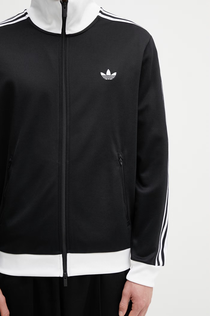 adidas Originals Beckenbauer zip-up sweatshirt Men's black KE3527