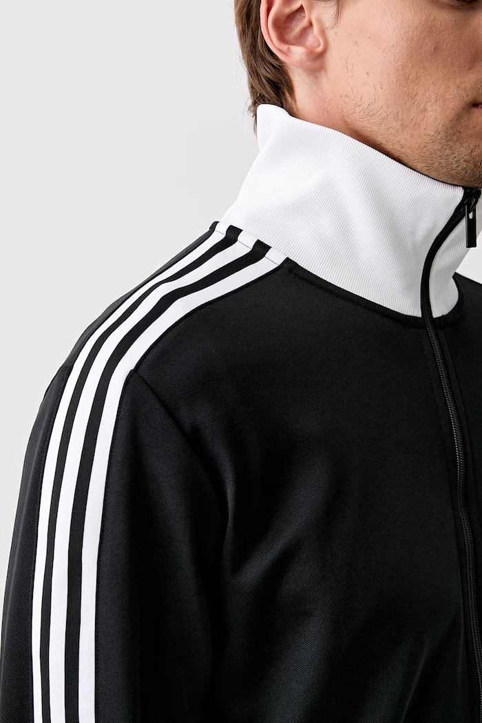 adidas Originals μπλούζα με κουμπιά Ανδρική Beckenbauer KE3527 μαύρο