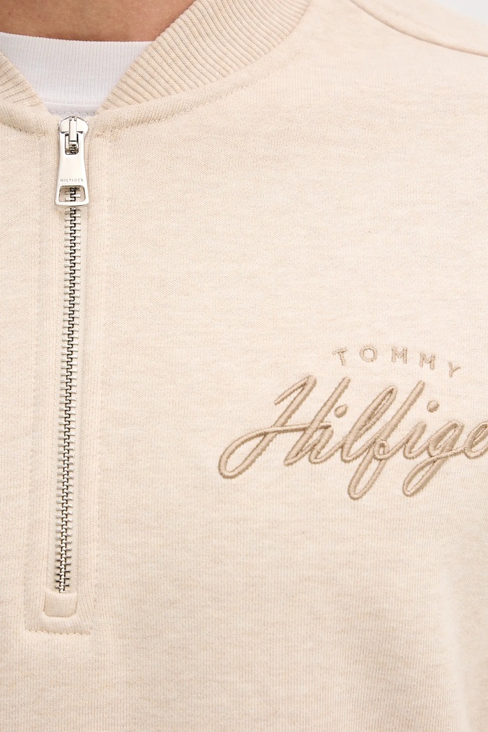 Βαμβακερή μπλούζα Tommy Hilfiger MW0MW41432 μπεζ
