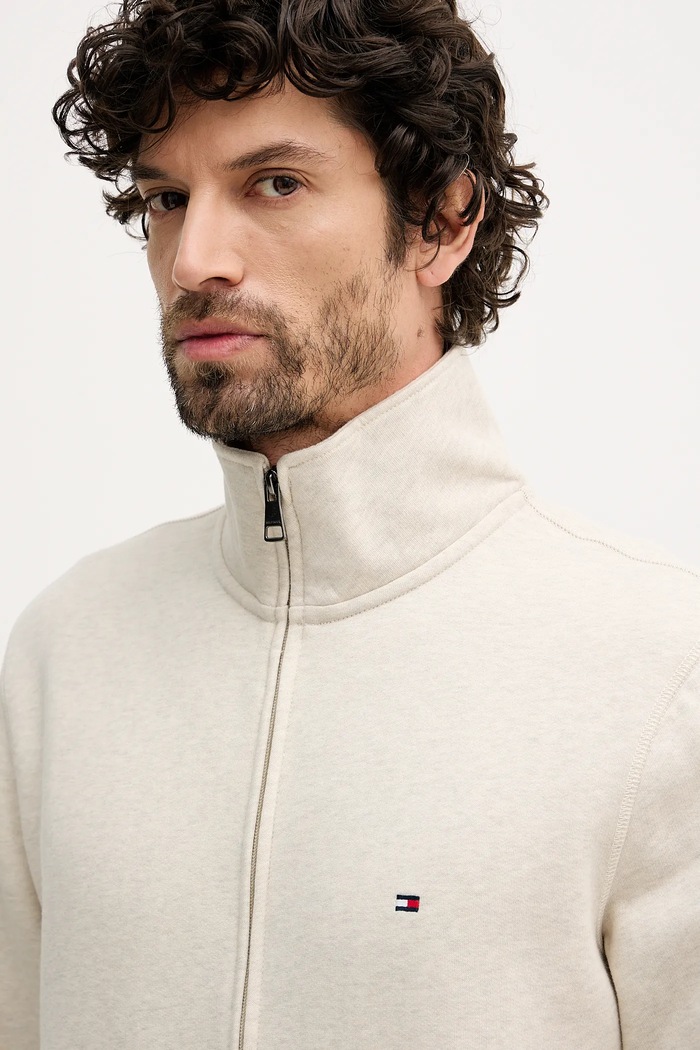 Суичър Tommy Hilfiger бежов MW0MW41759