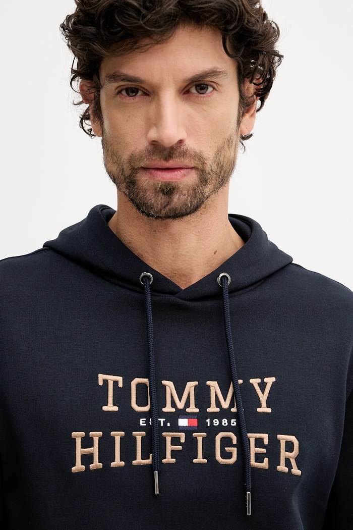 Μπλούζα Tommy Hilfiger σκούρο μπλε MW0MW42528