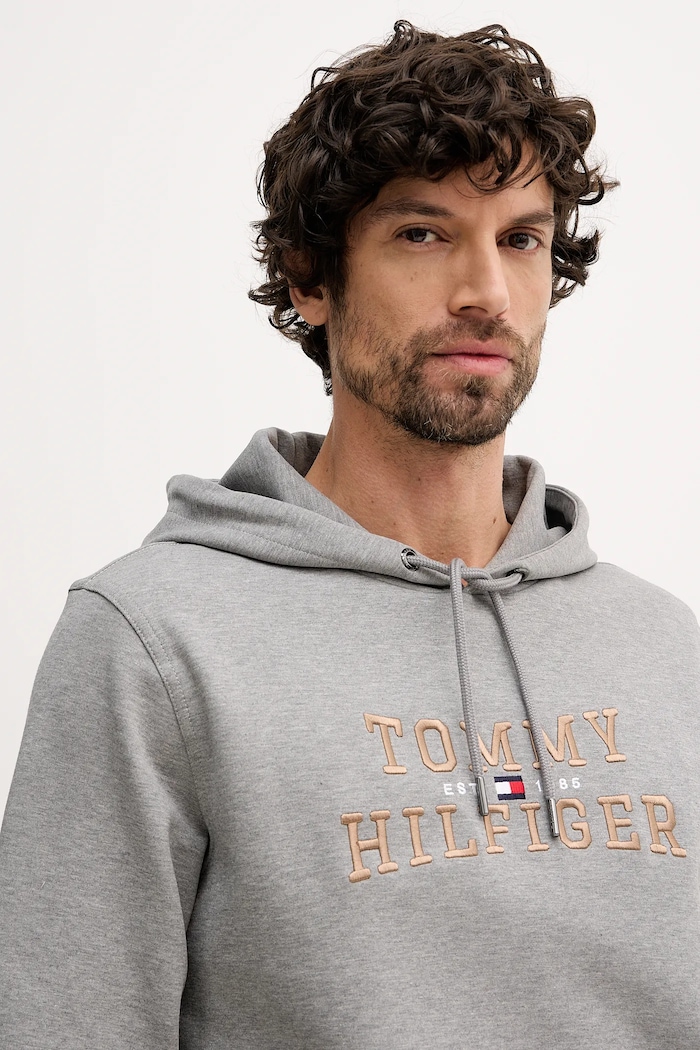 Μπλούζα Tommy Hilfiger γκρί MW0MW42528