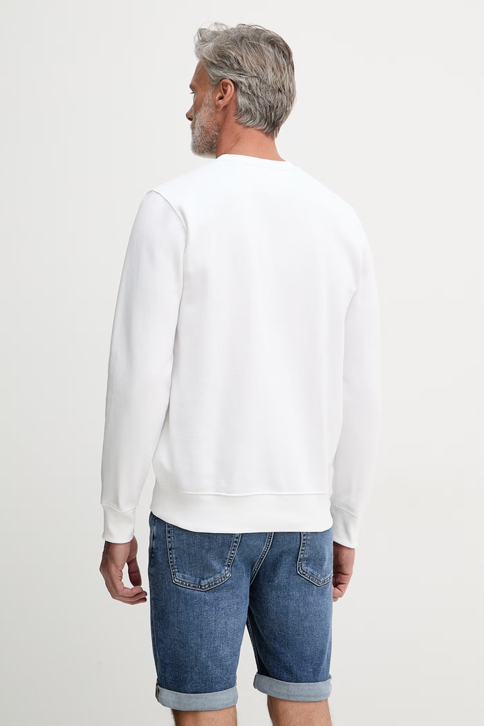 Oblečenie Tommy Hilfiger mikina pánska MW0MW42778 biela