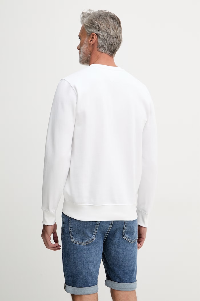 Oblečenie Tommy Hilfiger mikina pánska MW0MW42778 biela
