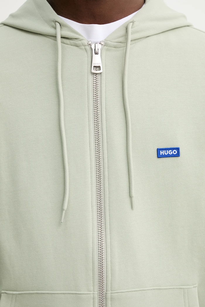 Бавовняна кофта Hugo Blue Nadarasi 50539895 зелений