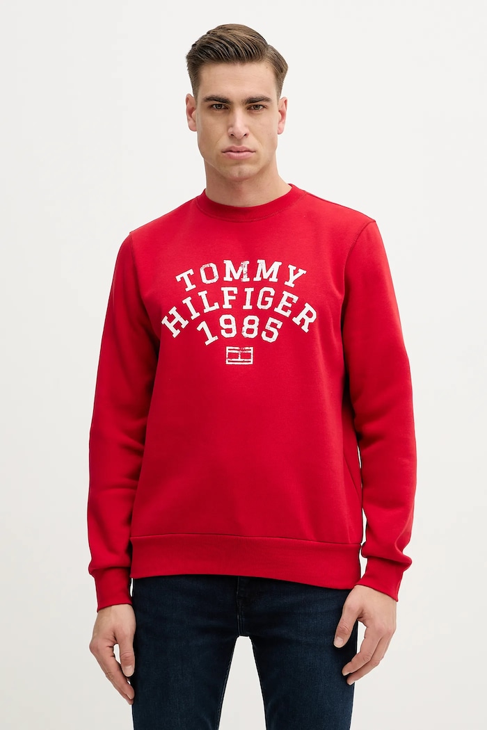 Dukserica Tommy Hilfiger print crvena MW0MW41426