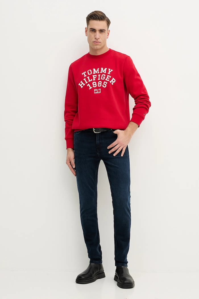 Dukserica Tommy Hilfiger MW0MW41426 crvena SS26