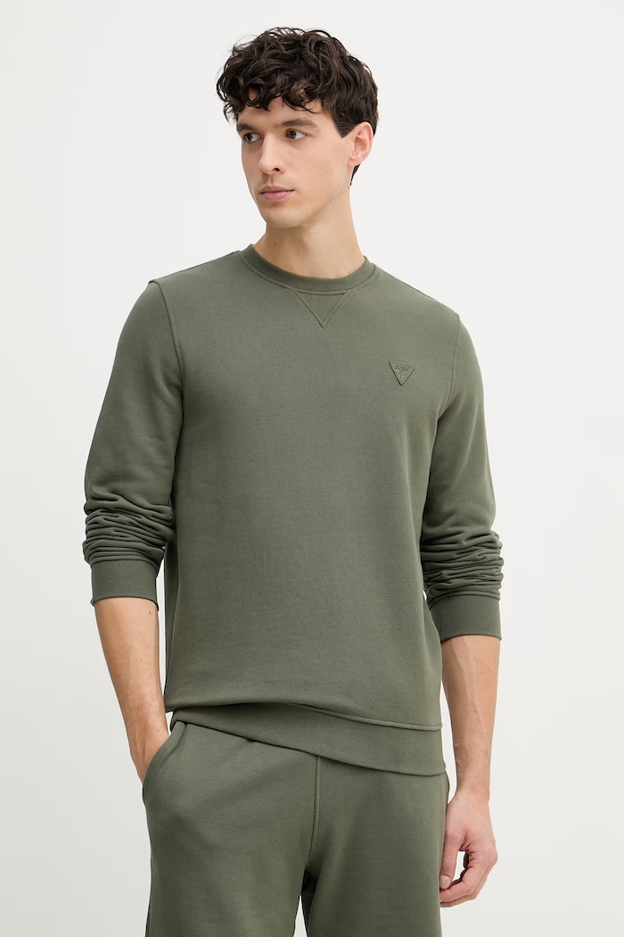 Guess felpa applique verde M6RQ08.KCN01