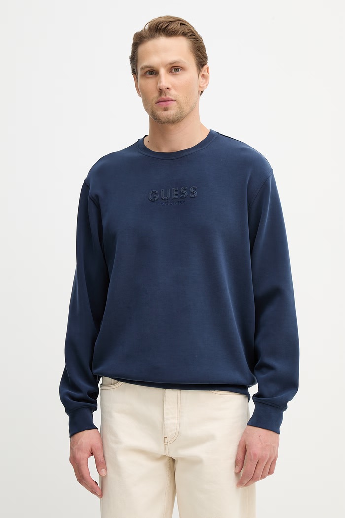 Кофта Guess без капюшона тёмно-синий M6RQ42.KAYM2