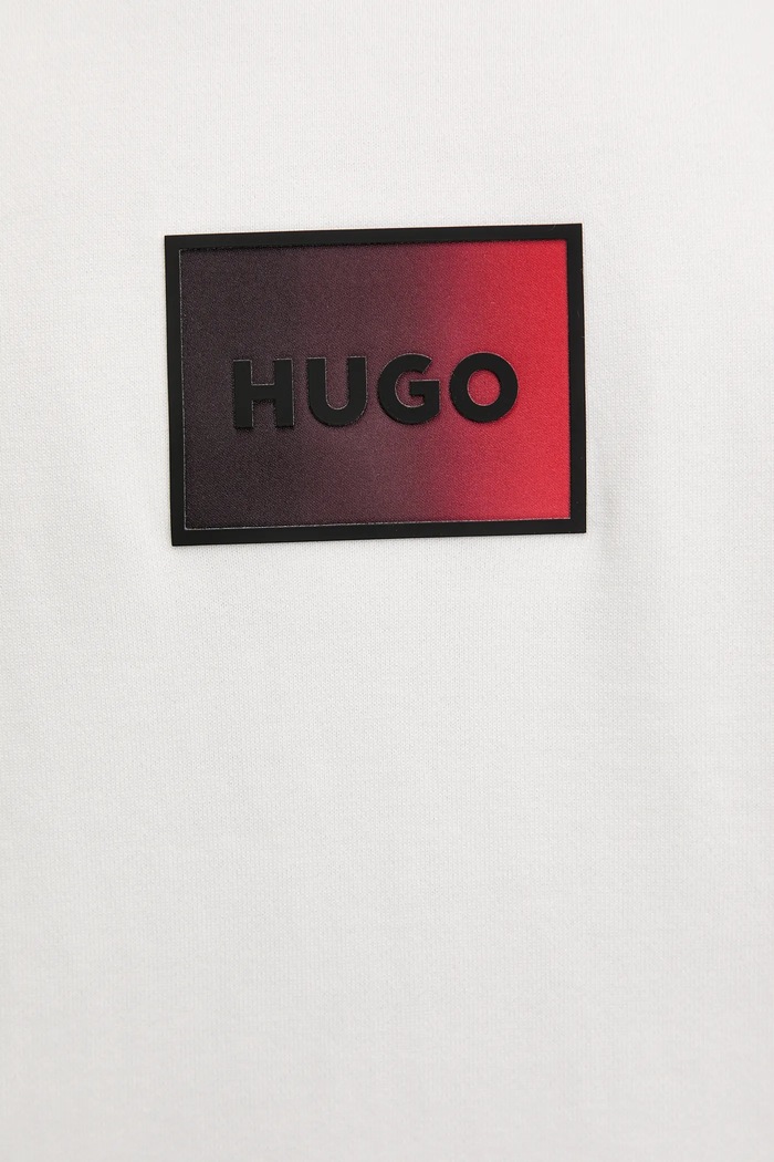 Бавовняна кофта HUGO Danohood 50553145 бежевий