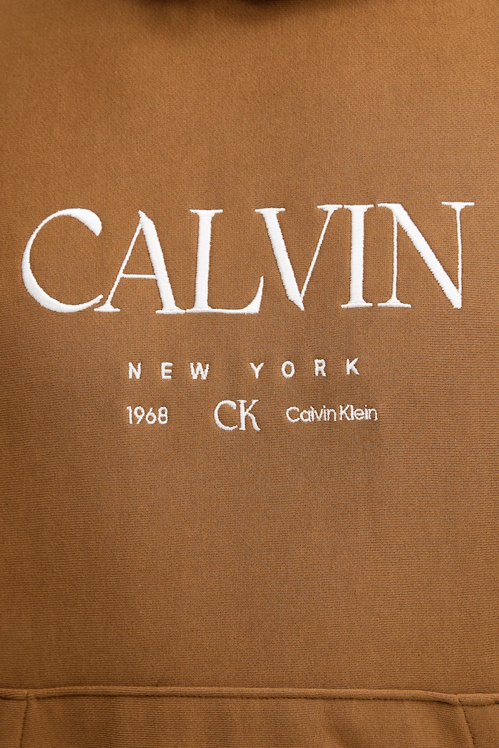 Μπλούζα Calvin Klein LV04RE207G καφέ