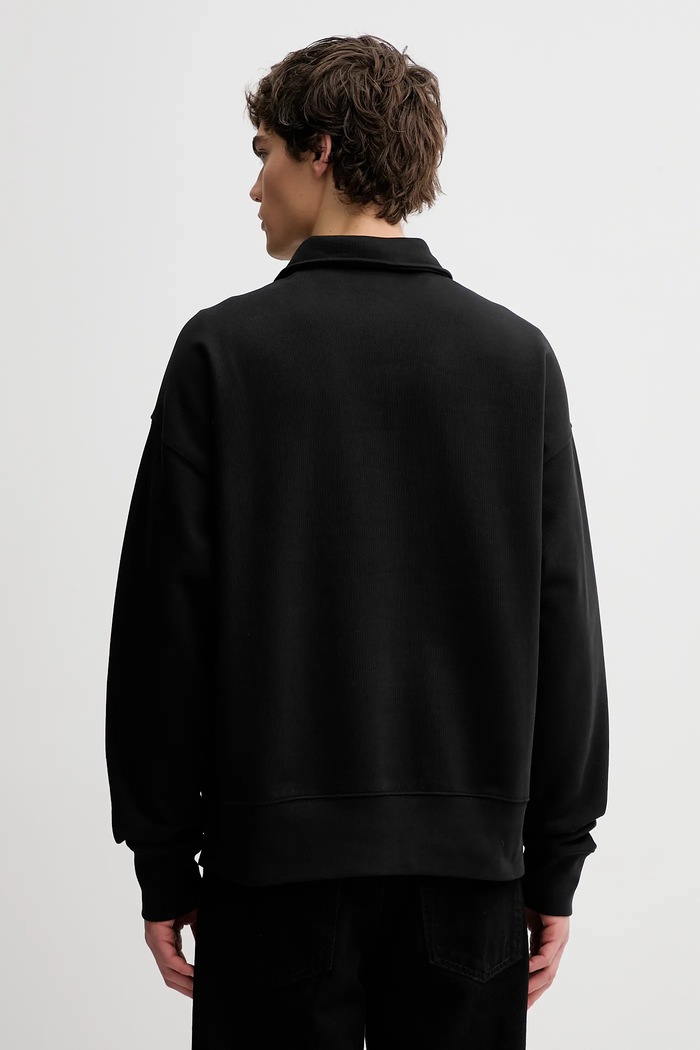 Ρούχα Βαμβακερή μπλούζα Calvin Klein LV14LE202G μαύρο