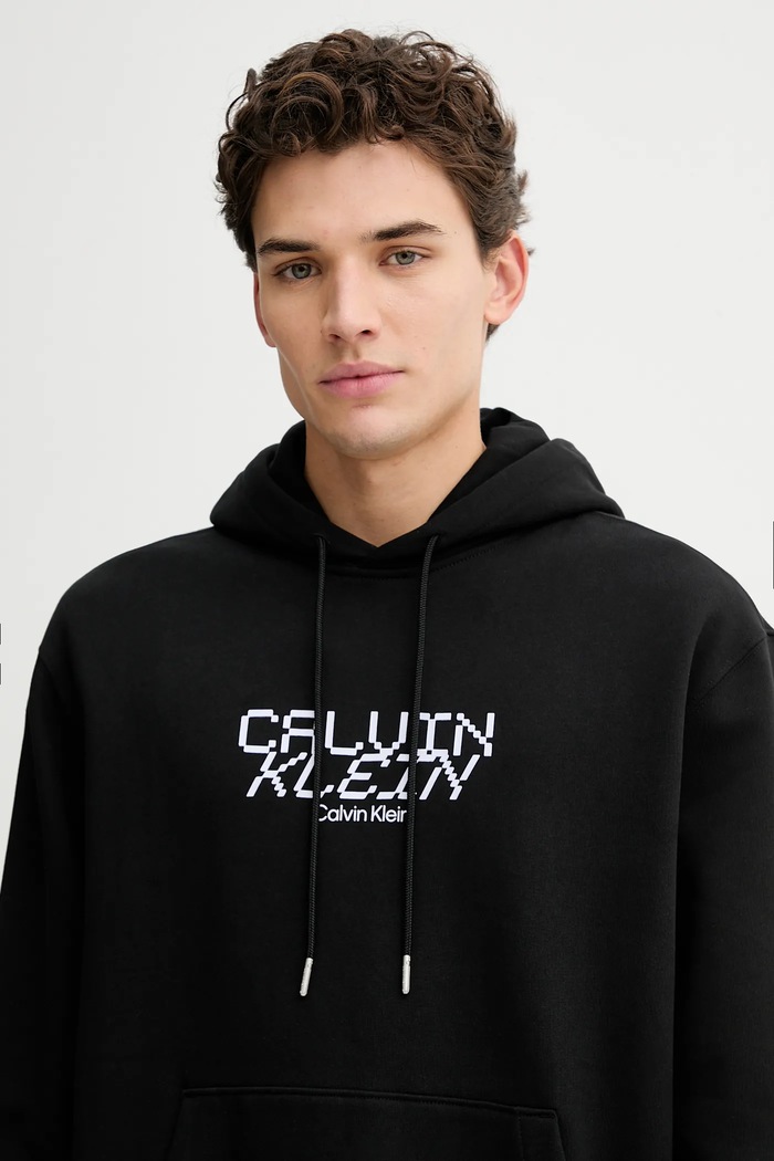 Calvin Klein bluză negru LV14LE251G