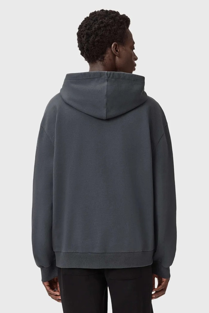 Bavlnená mikina AllSaints M018ND čierna SS26
