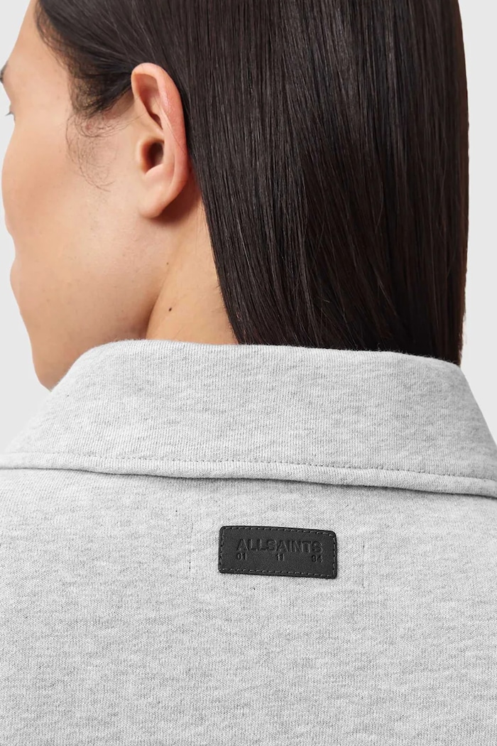 Îmbrăcăminte AllSaints hanorac de bumbac M019ND gri
